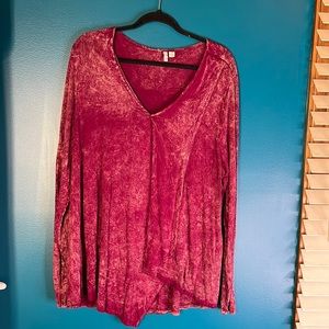 Long sleeve v-neck beautiful color size XL